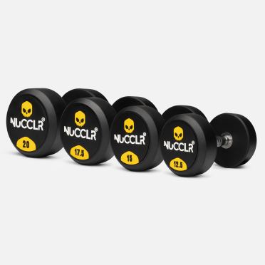 NUCCLR PU dumbbell set 12.5-20 KG 