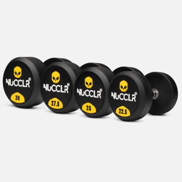 NUCCLR PU dumbbell set 22.5-30 KG 