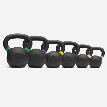 NUCCLR cast iron kettlebell set 6-24 KG 