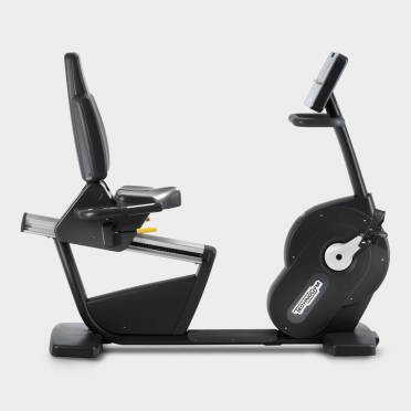 Technogym Forma recline ligfiets zwart gebruikt 