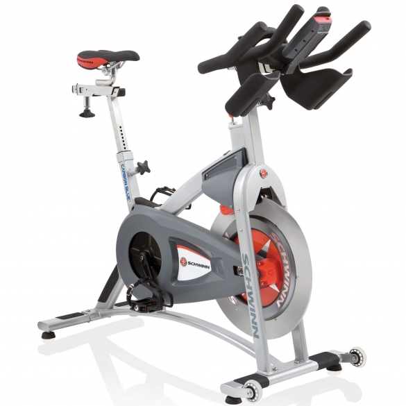 Schwinn AC Performance Plus Carbon Blue met Mpower Echelon Console